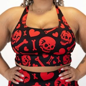 CVG Longline Sports Bra - Bleeding Love